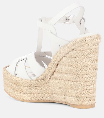 Tribute 130 leather espadrilles - Saint Laurent - Modalova
