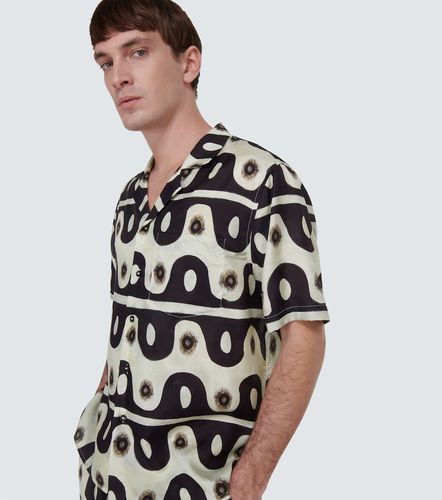 Camicia da bowling in seta e cotone - Commas - Modalova