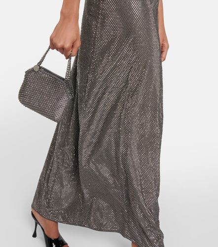 Abito lungo asimmetrico in raso - Stella McCartney - Modalova