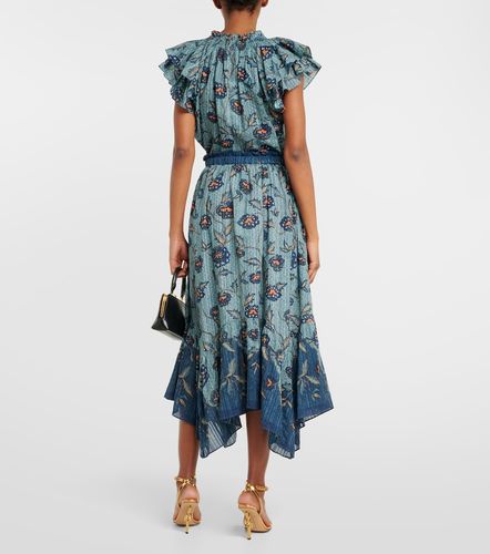 Gonna midi Alice in cotone e lino - Ulla Johnson - Modalova