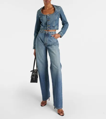 Alaïa Giacca di jeans cropped - Alaia - Modalova