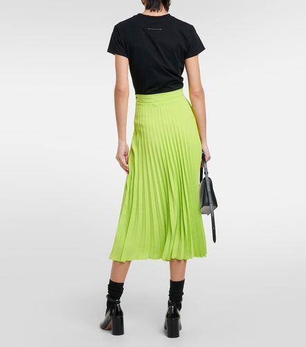 Gonna midi plissé - MM6 Maison Margiela - Modalova