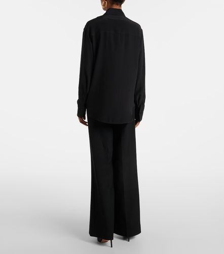 Ruffled silk blouse - Victoria Beckham - Modalova
