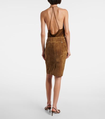 Tom Ford Suede pencil skirt - Tom Ford - Modalova
