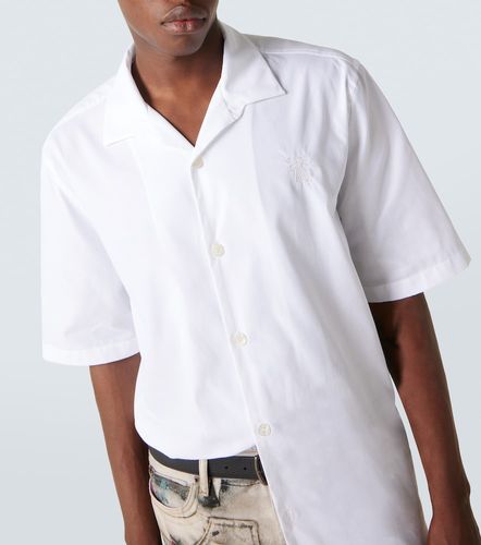 Camisa de popelín de algodón bordada - Acne Studios - Modalova