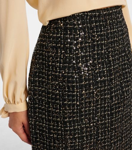 Ayaka sequined tweed pencil skirt - Safiyaa - Modalova