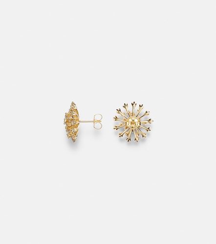 Pendientes Burst Large de oro de 14 ct con diamantes - Sydney Evan - Modalova