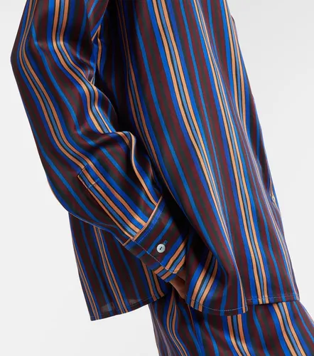 Camisa de pijama Maya de charmeuse de seda - Asceno - Modalova