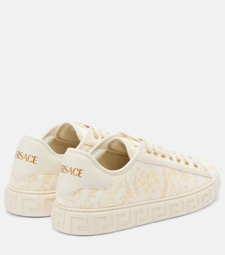 Versace Greca canvas sneakers - Versace - Modalova