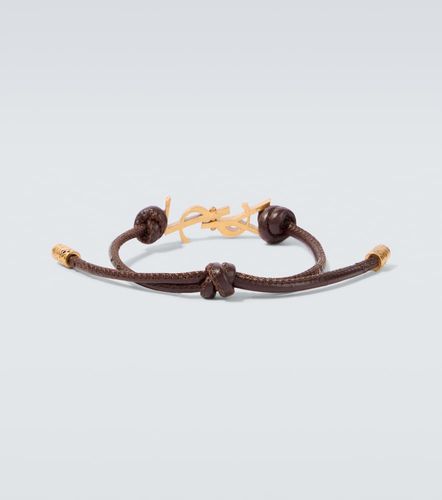 Pulsera Cassandre de piel - Saint Laurent - Modalova