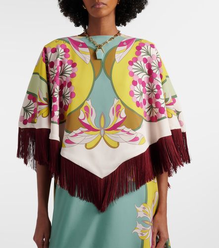 Poncho Florette Placée reversible con flecos - La DoubleJ - Modalova