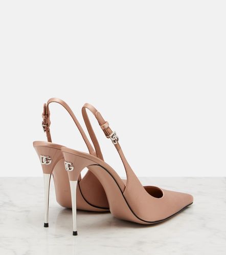 DG satin slingback pumps - Dolce&Gabbana - Modalova