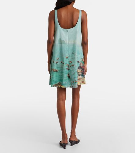 Vestido corto Brio de algodón estampado - Staud - Modalova