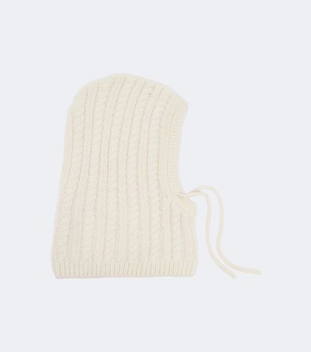 Cable-knit alpaca and wool-blend balaclava - Moncler - Modalova