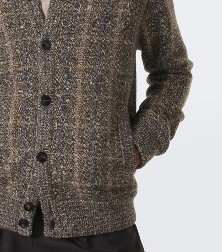 Checked wool and cashmere cardigan - Agnona - Modalova