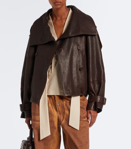 Cropped-Jacke aus Leder - Acne Studios - Modalova