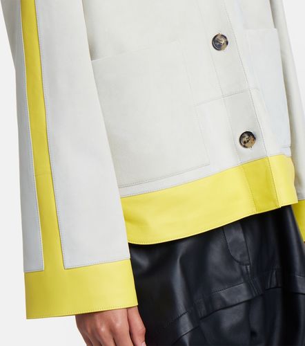 Loewe Leather-trimmed suede jacket - Loewe - Modalova