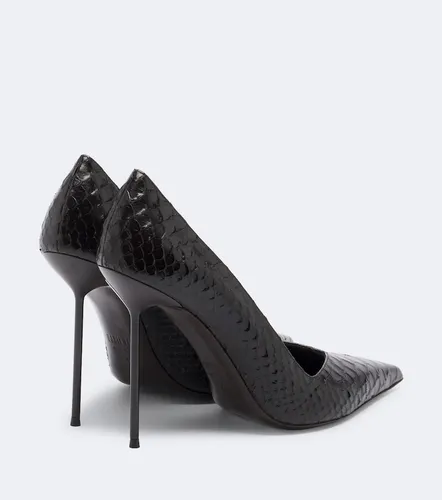 Lidia croc-effect leather pumps - Paris Texas - Modalova