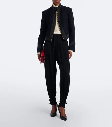 Verzierte Cropped-Jacke aus Baumwolle - Polo Ralph Lauren - Modalova