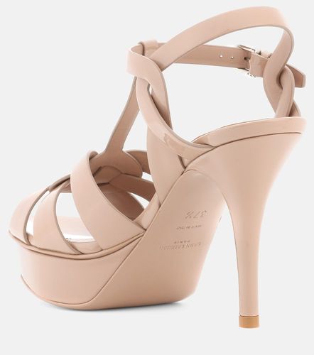 Tribute 105 patent leather platform sandals - Saint Laurent - Modalova
