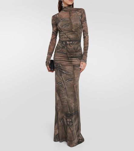 Blumarine Printed high-neck gown - Blumarine - Modalova