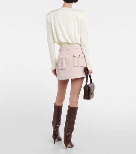 Bran pleated wool-blend miniskirt - The Mannei - Modalova