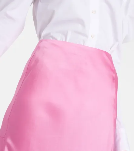 Gonna midi in satin - Stella McCartney - Modalova