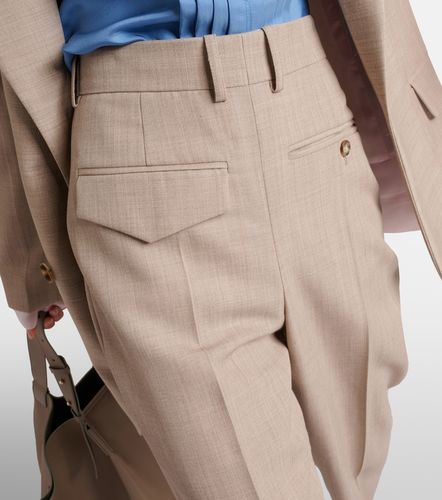 Virgin wool straight pants - Victoria Beckham - Modalova