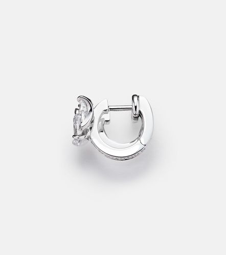 Serti Sur Vide 18kt white gold single clip-on earring with diamonds - Repossi - Modalova