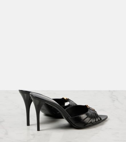 Babylone 90 leather mules - Saint Laurent - Modalova