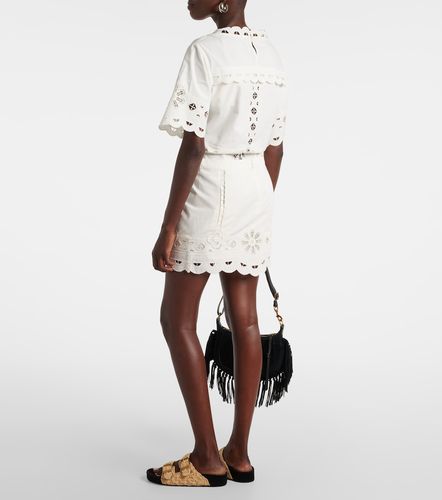 Minifalda Palmira de algodón bordada - Isabel Marant - Modalova