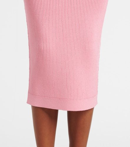 Balmain Midirock aus Rippstrick - Balmain - Modalova