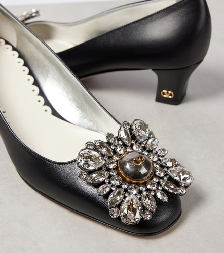 Embellished 45 leather pumps - Valentino Garavani - Modalova