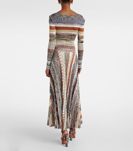Abito lungo in maglia a righe - Missoni - Modalova