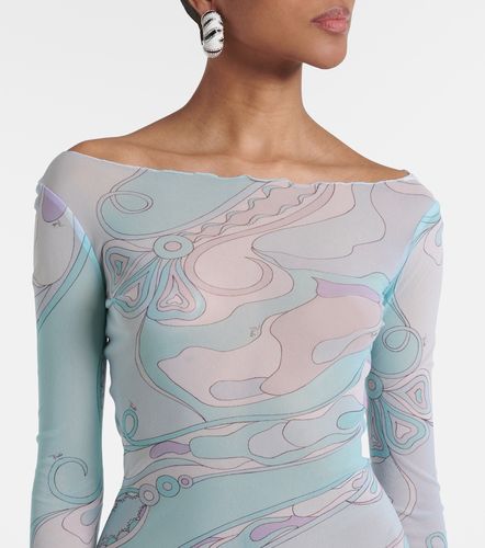 Pucci Abito lungo Orchidee in tulle - Pucci - Modalova