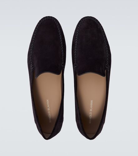 Manolo Blahnik Mocassini in suede - Manolo Blahnik - Modalova