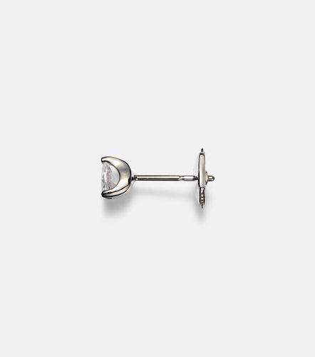 Kt white gold single earring with diamonds - Anita Ko - Modalova