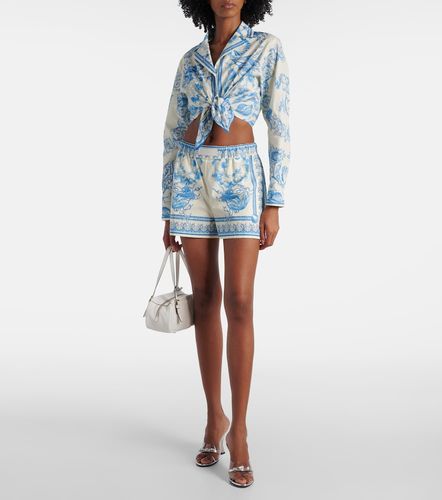 Top cropped Underwater Barocco - Versace - Modalova