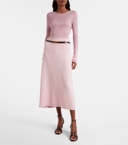 Patri knitted wool midi skirt - Khaite - Modalova