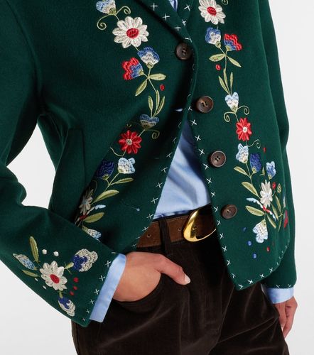 Jude embroidered wool-blend jacket - Rixo - Modalova