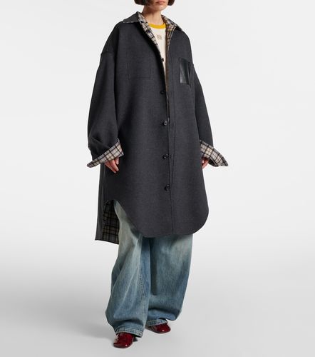 Reversible wool and cashmere coat - Loewe - Modalova
