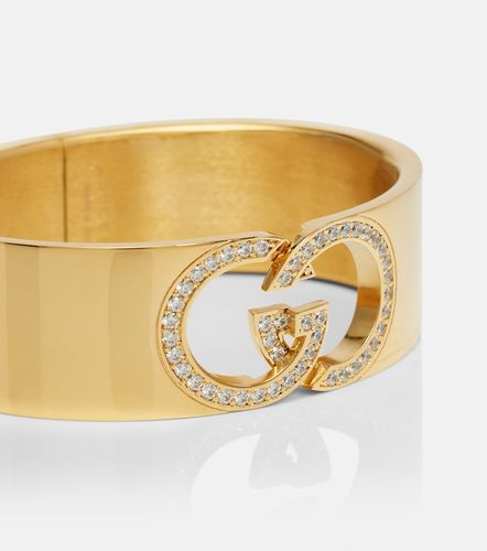 Bracciale rigido GG con cristalli - Gucci - Modalova
