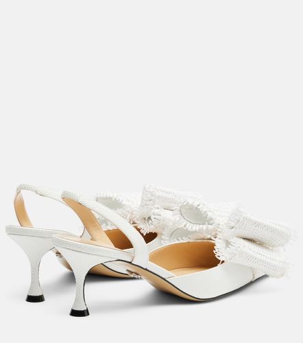 Le Cadeau raffia slingback pumps - Mach & Mach - Modalova
