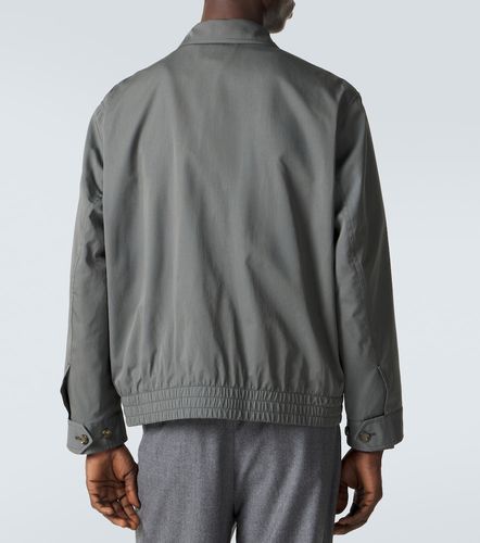 Giacca blouson in cotone e seta - Lardini - Modalova