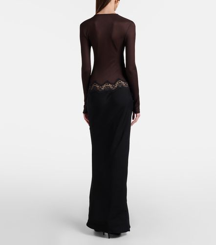Robe aus Jersey mit Spitze - Christopher Esber - Modalova