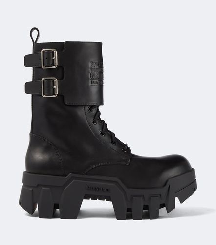 Anfibi Bulldozer in pelle - Balenciaga - Modalova