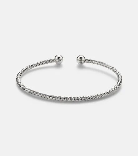 Micro Cable FlexÂ® 925 sterling and 14kt gold bangle - David Yurman - Modalova
