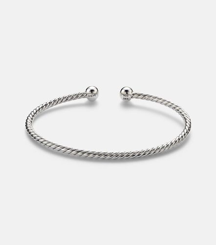 Pulsera Micro Cable Flex® de plata de ley y oro de 14 ct con diamantes - David Yurman - Modalova