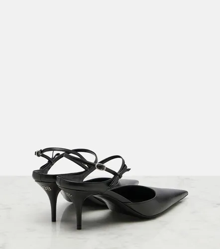 Avenue Bow leather slingback pumps - Balenciaga - Modalova