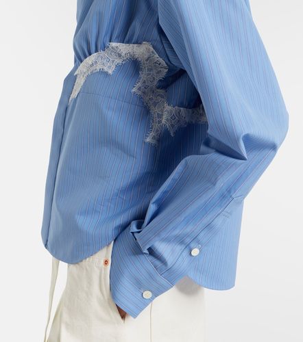Camicia in popeline di misto cotone - Sacai - Modalova